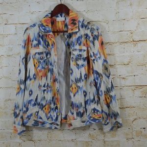 Chicos Ikat Southwast Blazer